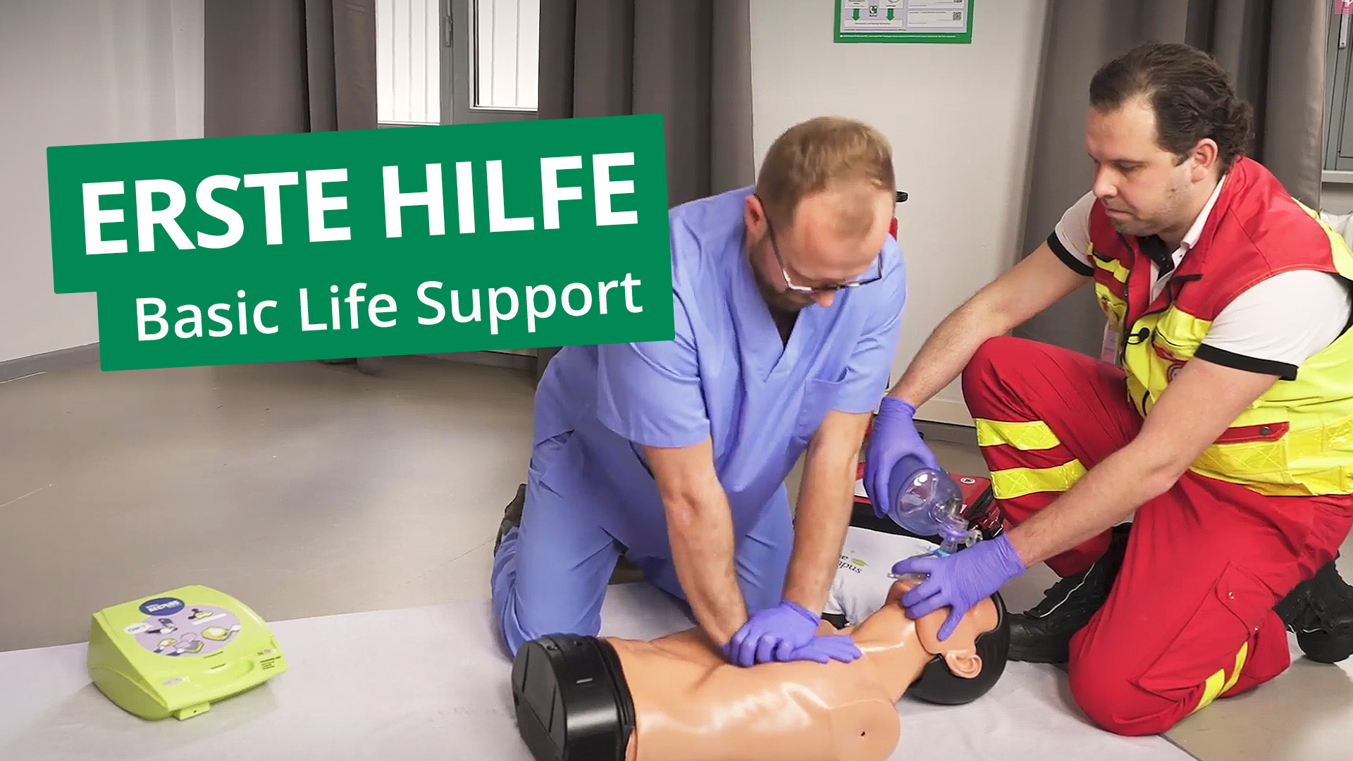 Vorschaubild zum Kurs: Erste Hilfe (Basic Life Support) Theorie & Praxis